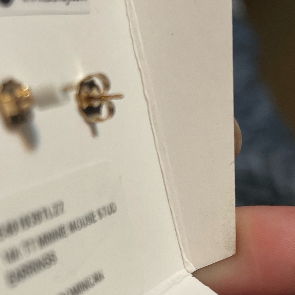 New 14kt Gold Disney Minnie Mouse earrings
studs. - Picture 8 of 9
